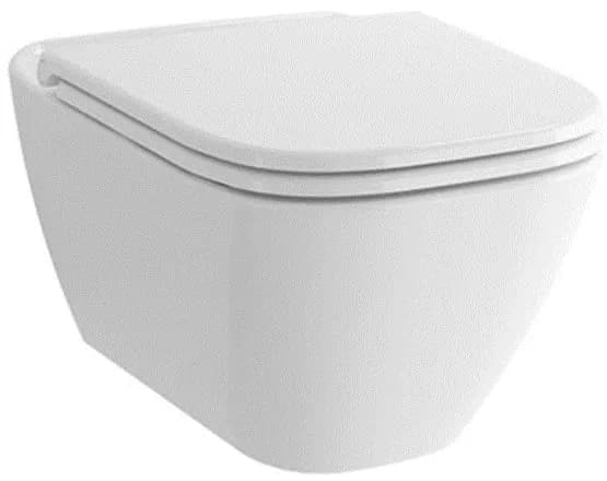 "Alisei" Wall Hung Toilet ( P-trap ), 210mm ( 4.5/3L ) w / Invisible Fixing Kit - WHITE