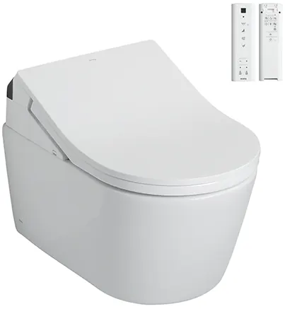 D-Shape Wall Hung Toilet ( CCT ) ( Concealed Connection ) (Not for flush valves) - WHITE