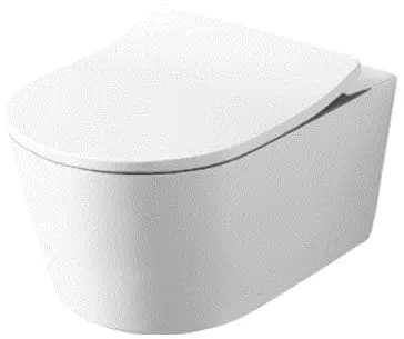 D-Shape Wall Hung Toilet ( Cefiontect )P-Trap 220mm, 4.5L/3L(Not for flush valves) - WHITE