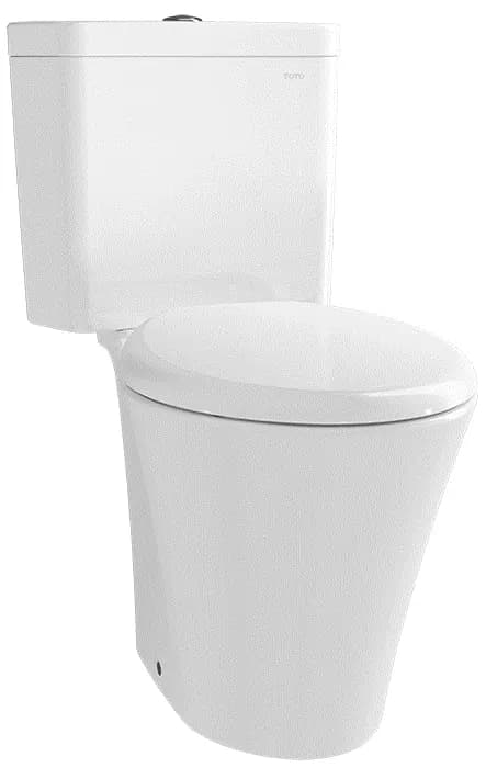 Toilet Bowl ,( S-trap ) 200mm ( 4.5/3L ) w / Fixing Brackets - WHITE