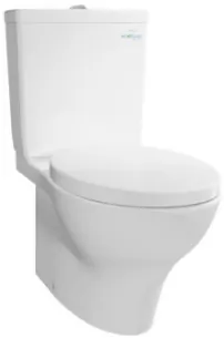Toilet Bowl ( S-trap ) 220mm w/ S-Connector ( 4.5/3L ) w / Fixing Brackets - WHITE