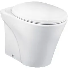 "Avante" Wall Faced Toilet ( P-trap ) 180mm ( 4.5/3L ) w/ fixing brackets - WHITE