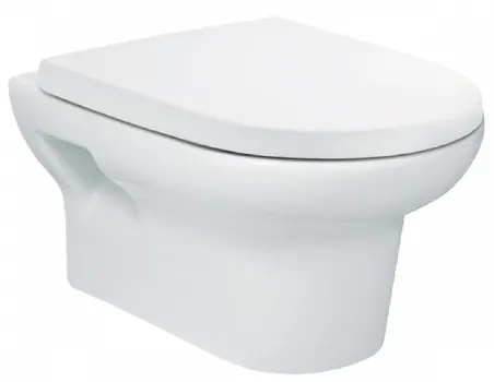 "Omni" Wall Hung Toilet (for Concealed Cistern) 210mm - WHITE