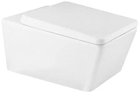 "Toja" Wall Hung Toilet ( P-trap ) 210mm ( 4.5/3L ) w/ invisible Fixing Kit - WHITE