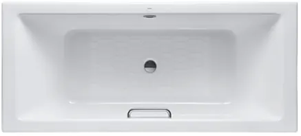 Enameled Cast Iron Bathtub w/out Hand Grip, 210L ( 1800W x 800D x 500H mm ) - WHITE