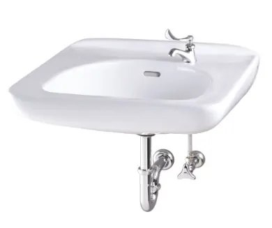 Wall Hung Lavatory 1 Tap Hole (for The Disabled) (580 x 550 mm) - WHITE