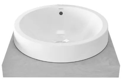 Console Lavatory (Ø = 440 mm, H = 75 mm) - WHITE