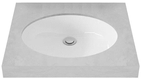 Under Counter Lavatory w/bracket (457 x 355 mm) - WHITE