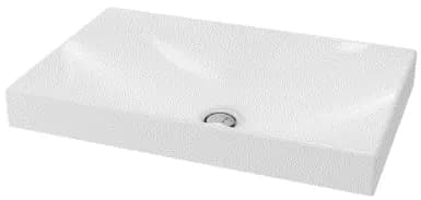 Console Lavatory w/bracket (660 x 420 x 75 mm) - WHITE
