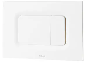 Dual Flush Panel ( Square Button ) White ( Matched with WH171A & WH172A ) - WHITE
