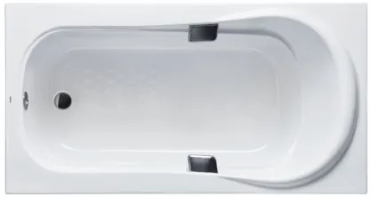 Acrylic Bathtub w/out hand grip, 232L ( 1700W x 800D x 575H mm ) - WHITE