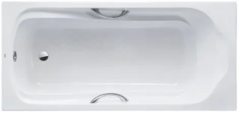 Acrylic Bathtub w/out hand grip, 157L ( 1700W x 800D x 555H mm ) - WHITE