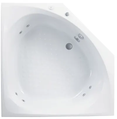 Acrylic Whirlpool Bathtub - WHITE