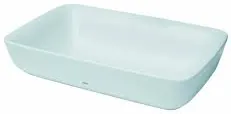 Reinforce Marble Console Lavatory ( Gloss White )( 600 x 380 x 120mm ) - GLOSSY WHITE