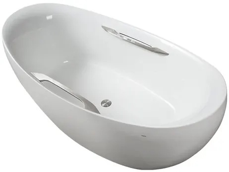 Reinforced Marble Bathtub - WHITE
