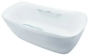 Reinforced FRP Bathtub w/ hand grip, 229L, ( 1700W x 855D x 640H mm ) - GLOSS WHITE