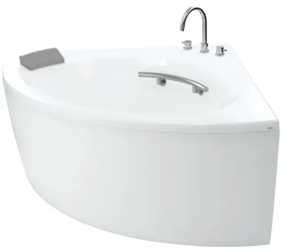 "Pearl" Acrylic Bathtub w/out hand grip - WHITE