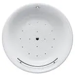 "Pearl" Acrylic Whirlpool Bathtub w/out hand grip, 452L ( 1700W x 1700D x 600H ) - WHITE