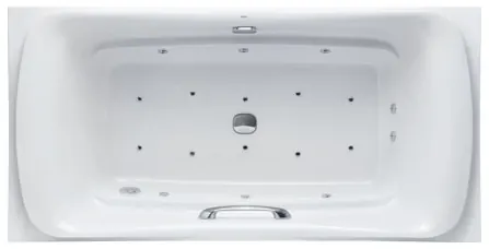 "Pearl" Acrylic Whirlpool Bathtub ( PPYD1930ZLPWE ) - WHITE