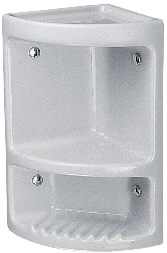 Corner Soap Holder (400 x 200mm) - WHITE