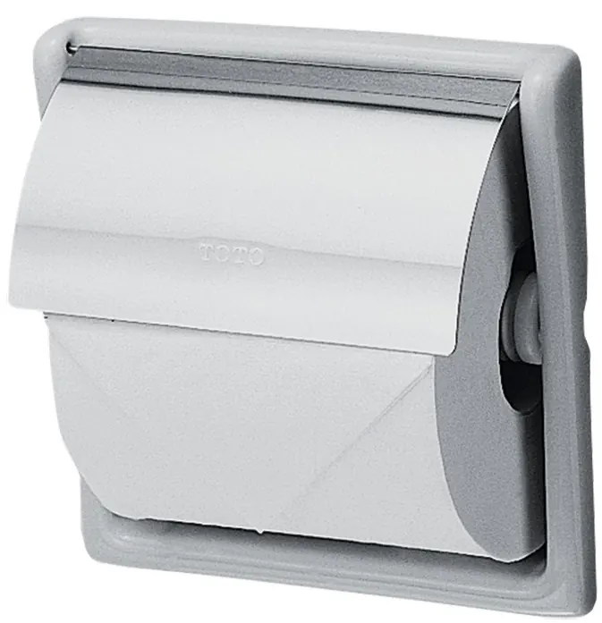 Recessed Paper Holder w/cutter (152 x 152 x 81mm) - WHITE