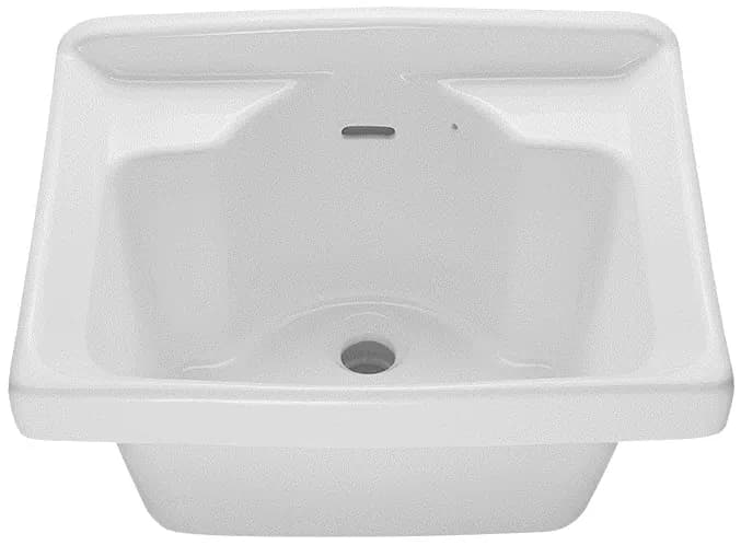 Laundry Sink ( W-595mm x D-500mm ) H=320mm - WHITE
