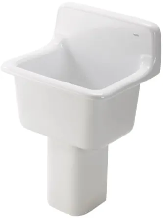 Service sink body - WHITE