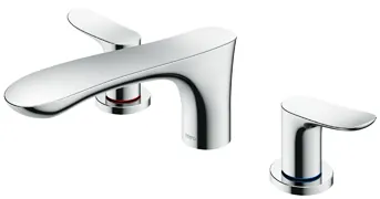 TOTO "GO" Bathtub Filler without Shower (3 Hole) - CHROME