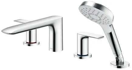 TOTO "GA" Bath & Shower Set ( 4 Hole )(TBG04202BA) - CHROME