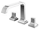 "GC" Bathtub Filler w/out Shower ( 3 holes ) - CHROME