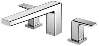 "GB" Bathtub Filler w/out Shower ( 3 holes ) - CHROME
