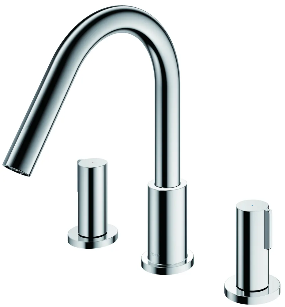 "GF" Bath Filler w/out Shower ( 3 holes ) - CHROME