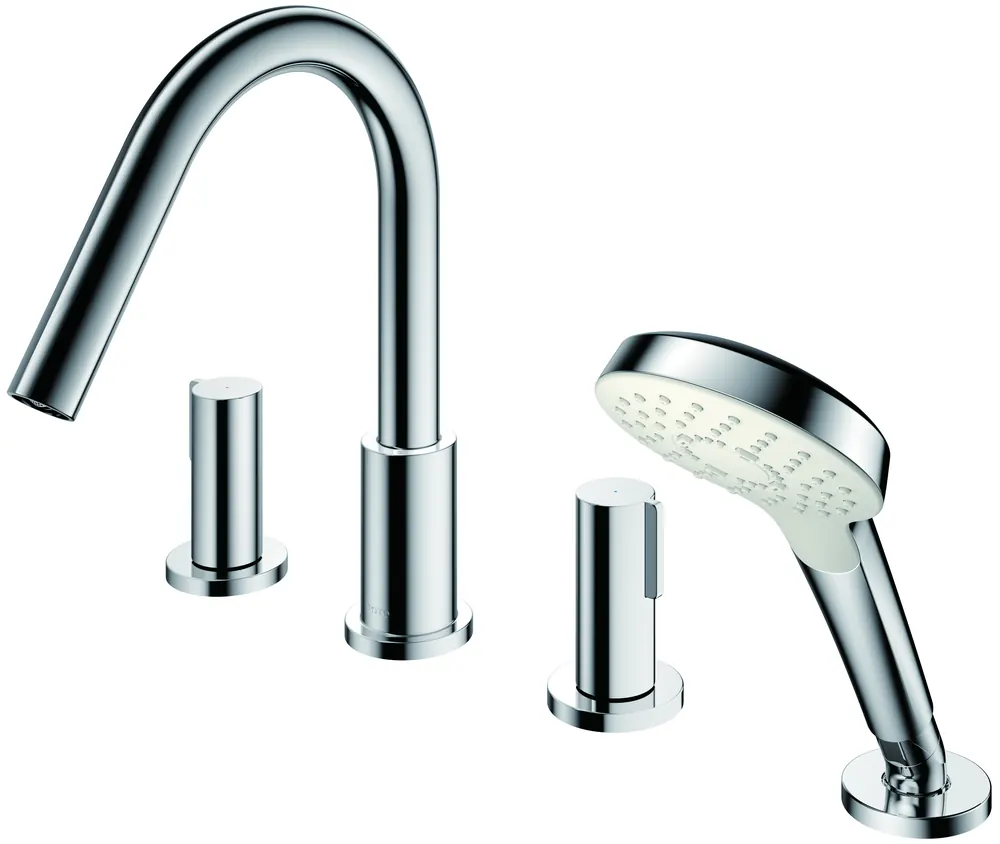 "GF" Bath & Shower Set ( 4 holes ) - CHROME