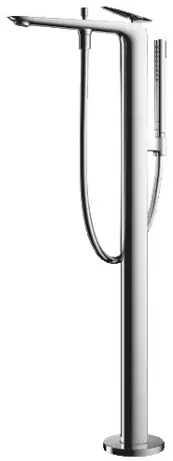 "ZA" Floor Standing Bath & Shower Set ( needs TBN01105B )(TBP03301D) - CHROME