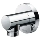 "L " Wall Outlet ( Round Shape ) - CHROME