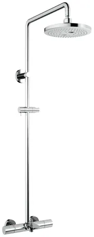 "G" Thermostat Shower Column w/ Shower Head ( Round ) and Spout ( 2 mode ) - CHROME