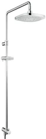 TOTO "G Shower" Shower Column w/ 1-Mode (Square) Fixed Shower Head w/o Hand Shower & Mixer - CHROME