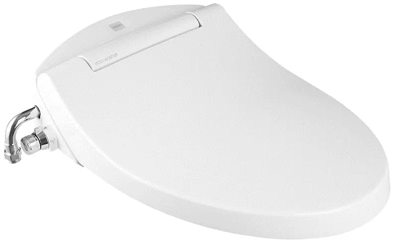 Eco-Washer W/Bidet Function, Elongated, Soft Closing (Short Elbow) - WHITE