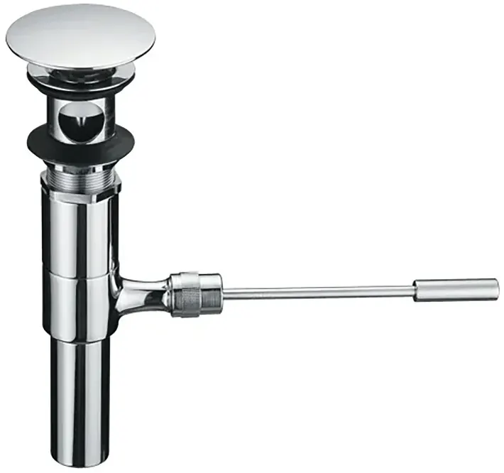 "Ego" 1" Deluxe Pop-Up Waste for Console Lavatory - CHROME
