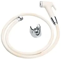 Shower Spray W/Flexible Hose, Pastel Ivory - PASTEL IVORY
