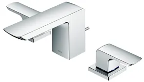 TOTO "GR" Two Handle Lavatory Faucet ( 3 holes ) w/ Popup (TLG02201BA) - CHROME
