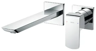TOTO "GR" Wall Mount Single Lever Lavatory Faucet (Long) (w/o Popup)(TLG02311DA) - CHROME
