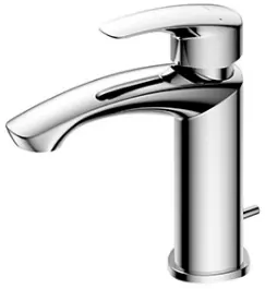 "GM" Single Lever Lavatory Faucet w/ Popup ( Short ) - CHROME