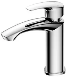 "GM" Single Lever Lavatory Faucet w/out Popup ( Short ) - CHROME