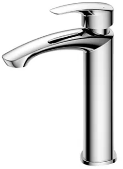 "GM" Single Lever Lavatory Faucet w/out Popup ( Medium ) - CHROME