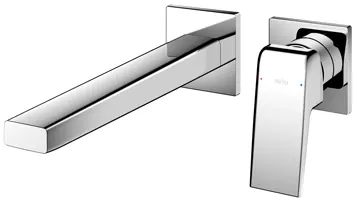 "GB" Wall Mount Single Lever Lavatory Faucet ( Long ) w/out Popup (will change to TLG10308DA soon) - CHROME