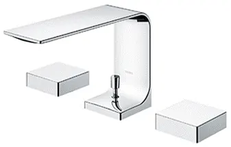 ZL 2 Handle Lavatory Faucet w/Pop-Up Waste ( 3 holes )(TLP02201DB) - CHROME