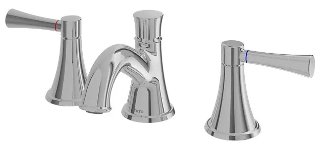 "Gloria" 8" Lever Handle Lavatory Faucet W/ 1 1/4" Pop-Up Waste - CHROME
