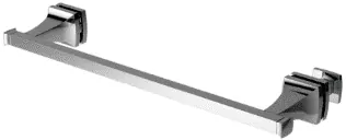"Wenzal" Shower Room Door Handle W/Towel Bar (L= 500 mm) - CHROME