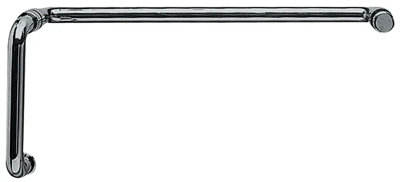 Shower Room Door Handle W/Towel Bar (L= 500 x 200 mm) - CHROME